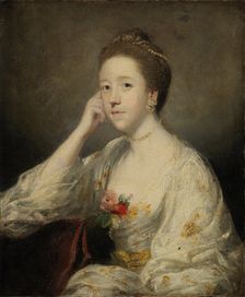 Portrait of a Lady in White, ca. 1762-1764. Creator: Sir Joshua Reynolds