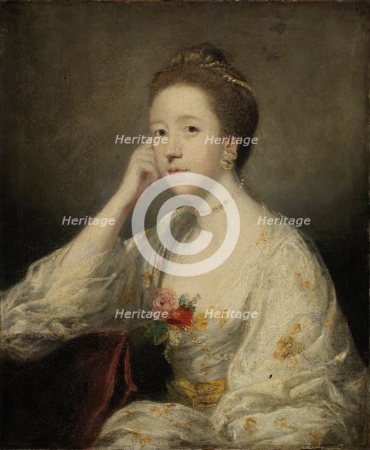 Portrait of a Lady in White, ca. 1762-1764. Creator: Sir Joshua Reynolds.