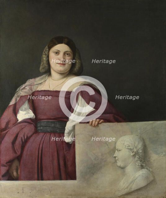 Portrait of a Lady (La Schiavona), c. 1510. Artist: Titian (1488-1576)