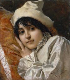 Portrait of a Lady, last quarter of 19th century. Creator: Roberto Fontana