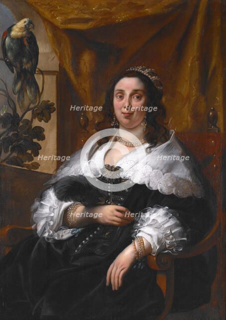 Portrait of a Lady, late 1640s. Creator: Jacob Jordaens I.