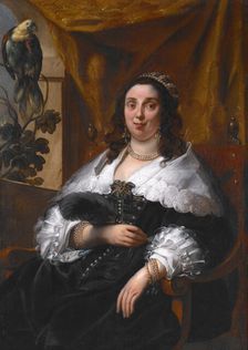 Portrait of a Lady, late 1640s. Creator: Jacob Jordaens I