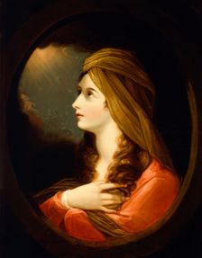 Portrait of a Lady, late 18th century. Creator: Benjamin West