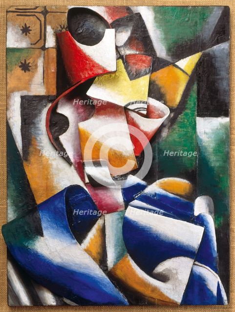 Portrait of a Lady (Plastic Drawing), 1915.