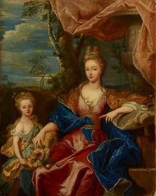 Portrait of a Lady with a Child, between 1710-1720. Creator: Unknown