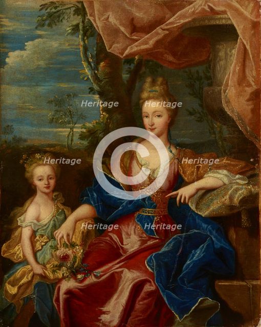 Portrait of a Lady with a Child, between 1710-1720. Creator: Unknown.