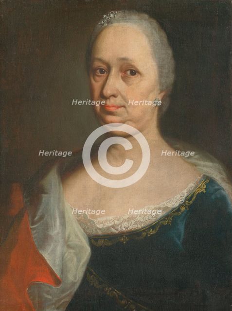 Portrait of a Lady with Silver Earrings, 1780-1800. Creator: Unknown.