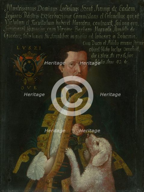 Portrait of a Ladislav Szent Iványi from Svätý Ján, before 1756. Creator: Unknown.