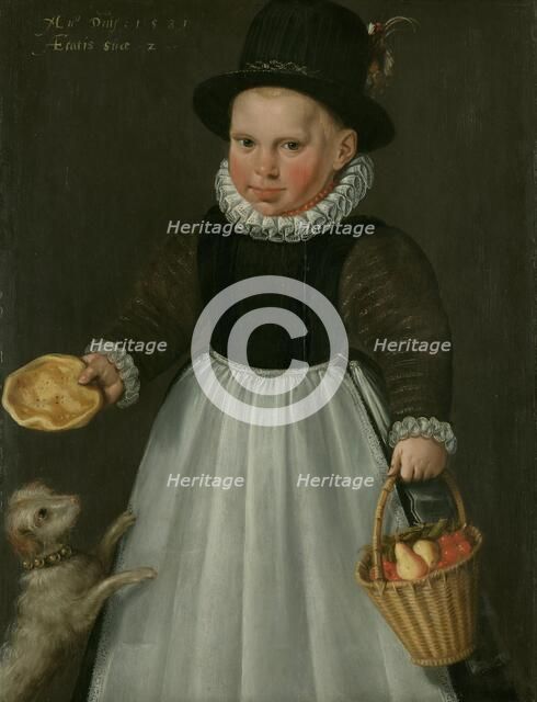 Portrait of a little Boy, 1581. Creator: Jacob Willemsz. Delff the Younger.