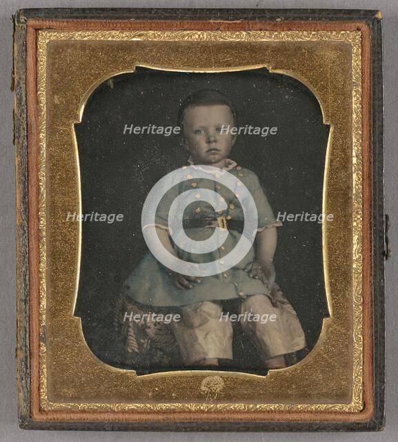 Portrait of a Little Boy, about 1850. Creator: Unknown.