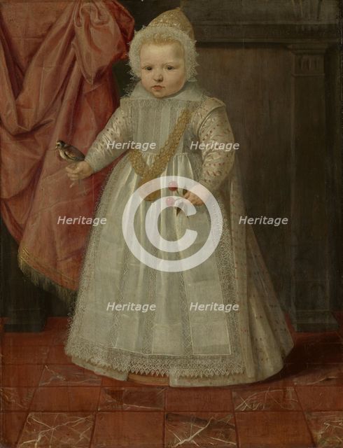 Portrait of a Little Boy, Possibly Louis of Nassau, 1604. Creator: Anon.