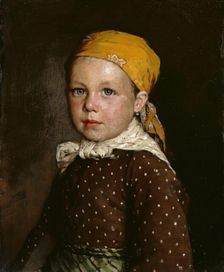 Portrait of a little Girl, 1880. Creator: Jahn Ekenæs