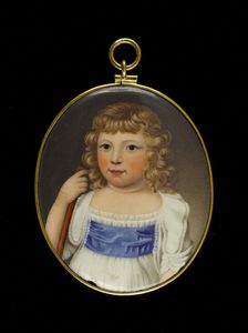 Portrait of a little girl, between 1790 and 1810. Creator: English School