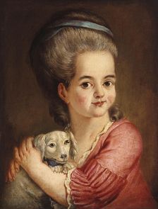 Portrait of a little girl. Creator: Unknown