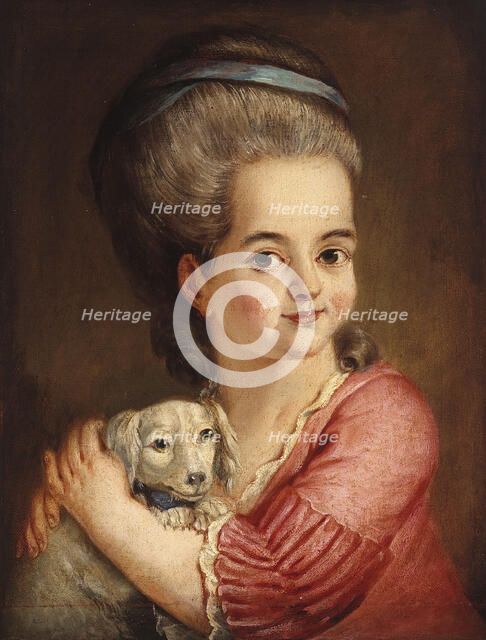 Portrait of a little girl. Creator: Unknown.