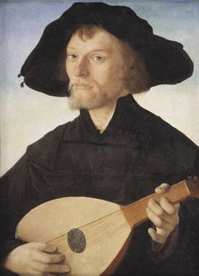 Portrait of a Lute Player, 1510-1562. Creators: Christoph Amberger, Jan van Scorel, Hans Holbein the Younger