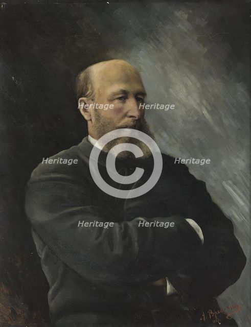 Portrait of A.M. Butlerov, 1887. Creator: Antonina Rzhevskaya.