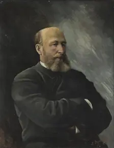 Portrait of A.M. Butlerov, 1887. Creator: Antonina Rzhevskaya