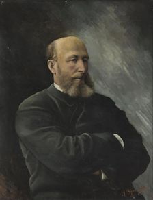 Portrait of A.M. Butlerov, 1887. Creator: Antonina Rzhevskaya