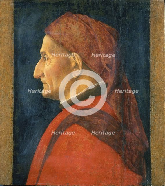 Portrait of a Man, 1450. Artist: Mantegna, Andrea (1431-1506)