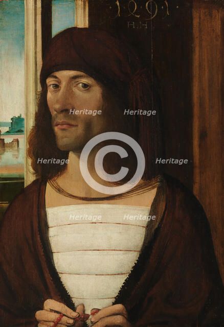Portrait of a Man, 1491. Creator: German (Nuremberg) Painter (late 15th century).