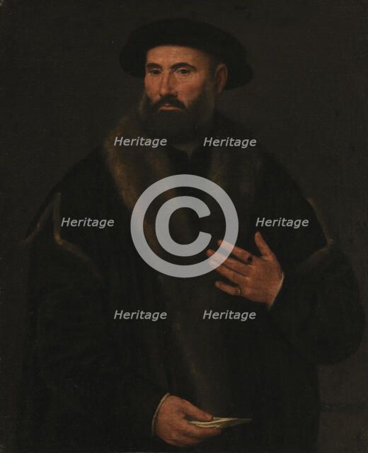 Portrait of a Man, 1495-1556. Creator: Lorenzo Lotto.