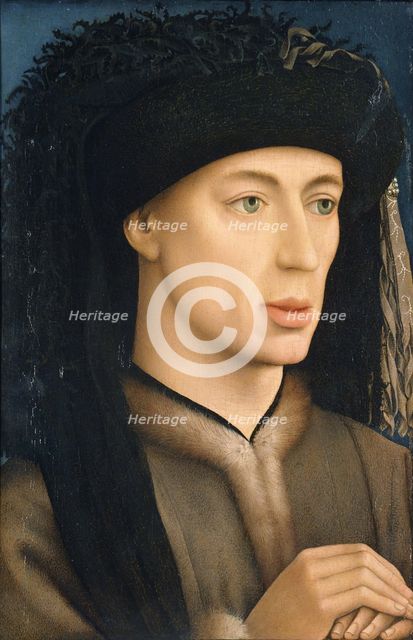 Portrait of a Man, 1430. Artist: Weyden, Rogier van der, (Workshop)  