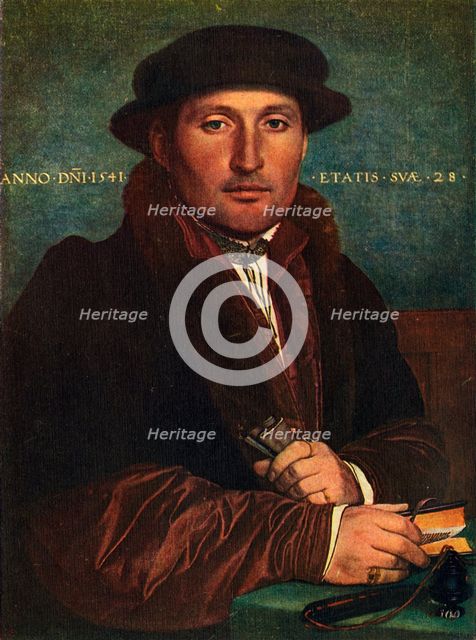 'Portrait of a Man', 1541, (1909). Artist: Hans Holbein the Younger.