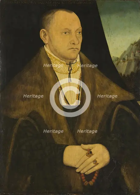 Portrait of a man, 1541. Creator: Workshop of Lucas Cranach the Elder.