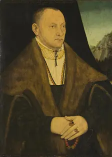 Portrait of a man, 1541. Creator: Workshop of Lucas Cranach the Elder