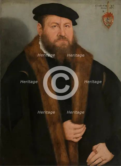 Portrait of a Man, 1557. Creator: Lucas Cranach the Younger.