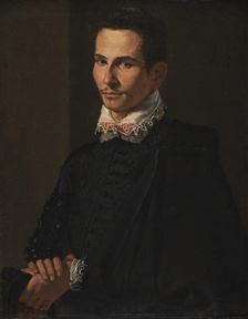 Portrait of a Man, 1566-1640. Creators: Jacopo Chimenti, Michelangelo Caravaggio