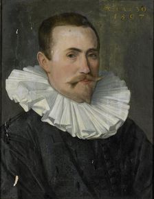 Portrait of a Man, 1597. Creator: Anon