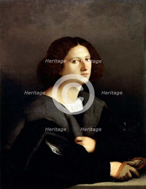 'Portrait of a Man', 1512-1515.  Artist: Jacopo Palma il Vecchio