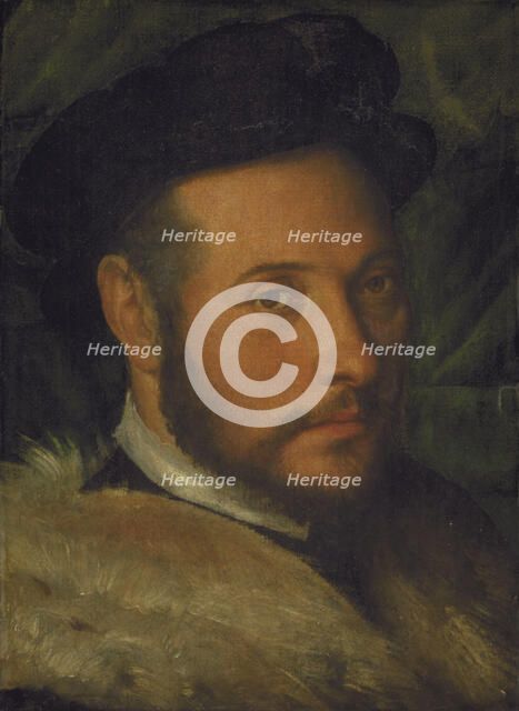 Portrait of a Man, 1514-1550. Creators: Callisto Piazza, Moretto da Brescia.