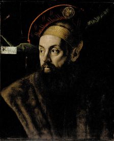 Portrait of a Man, 1520s-1530s . Creator: Veneto, Bartolomeo (1502-1555)