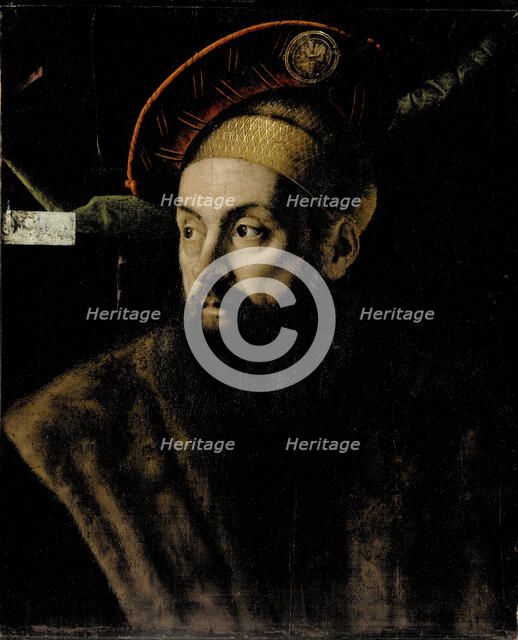 Portrait of a Man, 1520s-1530s . Creator: Veneto, Bartolomeo (1502-1555).
