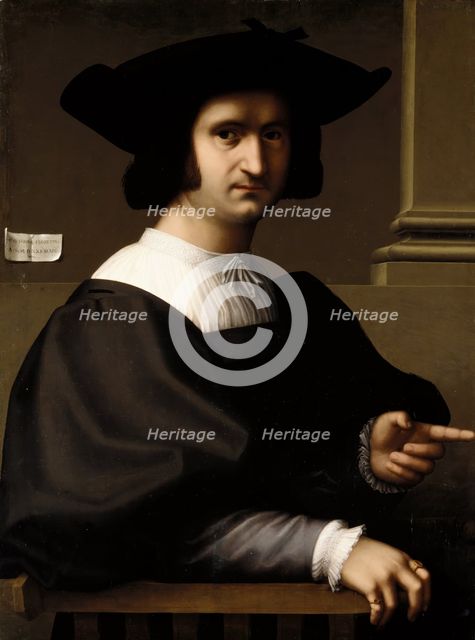 Portrait of a Man, 1521. Creator: Tommaso di Stefano Lunetti.