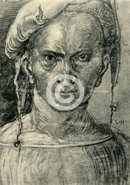 Portrait of a man, 1522, (1943).  Creator: Wolf Huber.