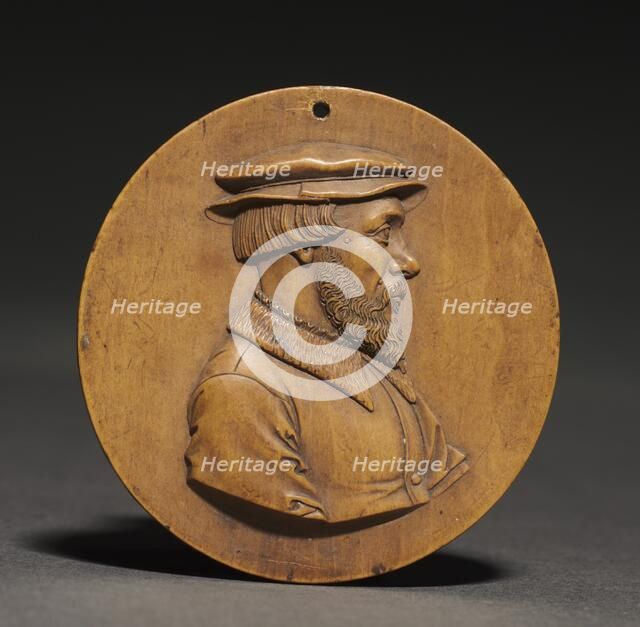 Portrait of a Man, 1523-1536. Creator: Christoph Weiditz (German, c. 1500-1559).