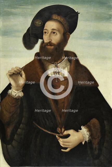 Portrait of a Man, 1525. Creator: Bartolommeo Veneto.