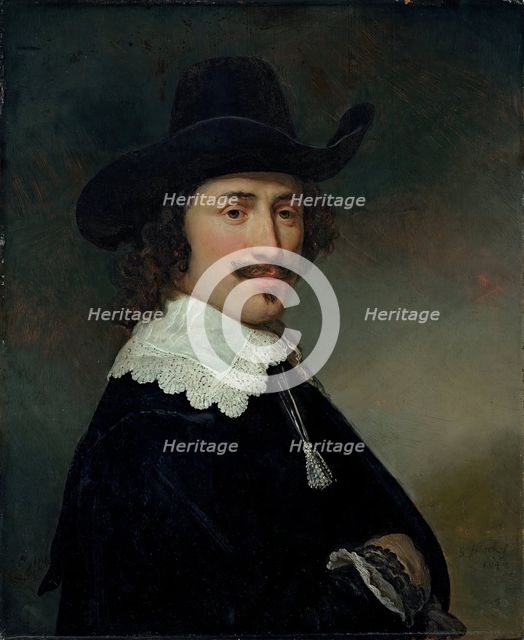 Portrait of a Man, 1640. Creator: Govaert Flinck.