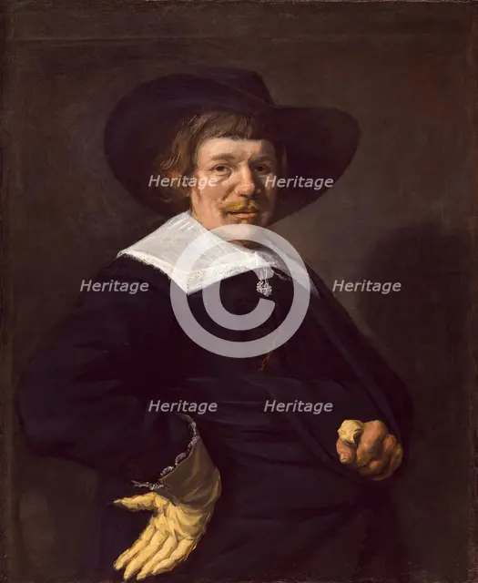 Portrait of a Man, 1644. Creator: Johannes Hals.