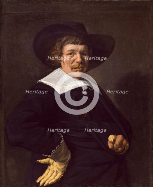 Portrait of a Man, 1644. Creator: Johannes Hals.