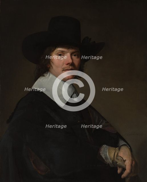 Portrait of a Man, 1645. Creator: Jan Verspronck.