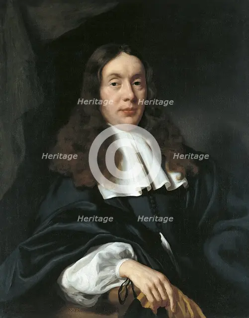 Portrait of a Man, 1666. Creator: Nicolaes Maes.