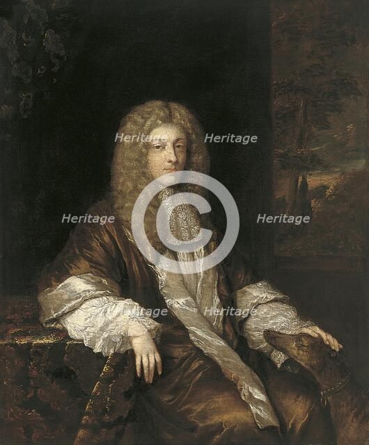Portrait of a Man, 1676. Creator: Gaspar Netscher.