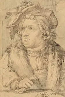 Portrait of a Man, 1607. Creator: Hendrik Goltzius