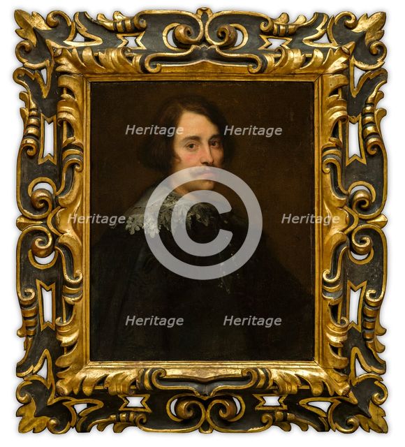 Portrait of a Man, 1610-1645. Creator: Luciano Borzone.