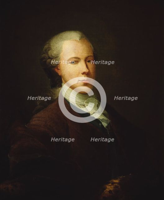 Portrait of a Man, 1754. Creator: Isak Wacklin.